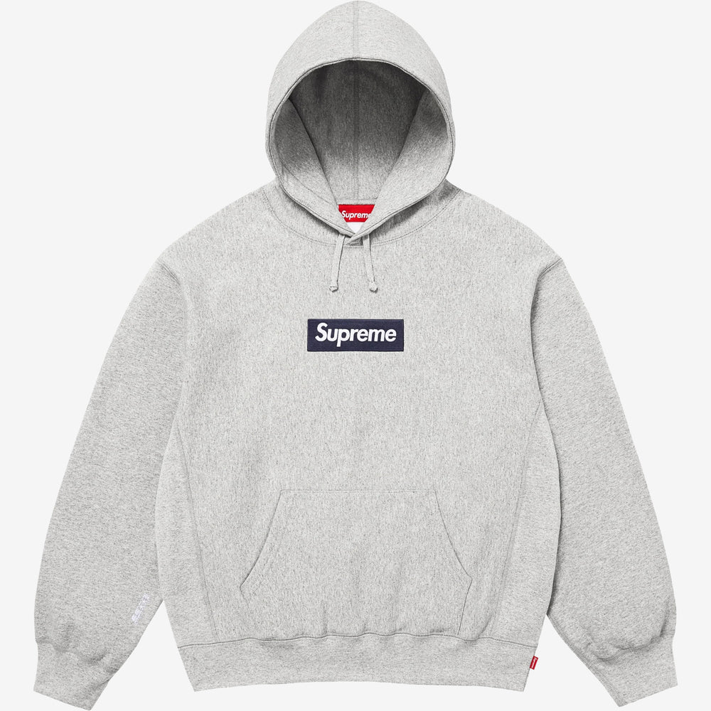 Supreme Box Logo Hoodie Heather Grey