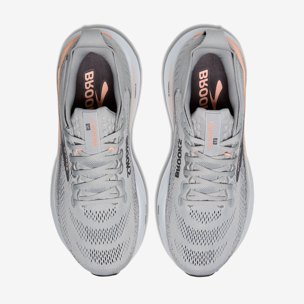 Brooks Adrenaline GTS 25 Grey Blackened Pearl Coral Women's 120443-1B-032