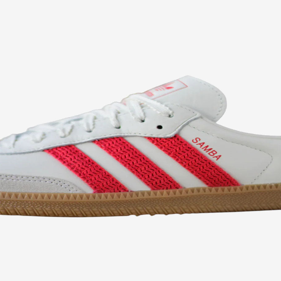 adidas Samba OG Off White Semi Lucid Red Women's Sneakers KI2704
