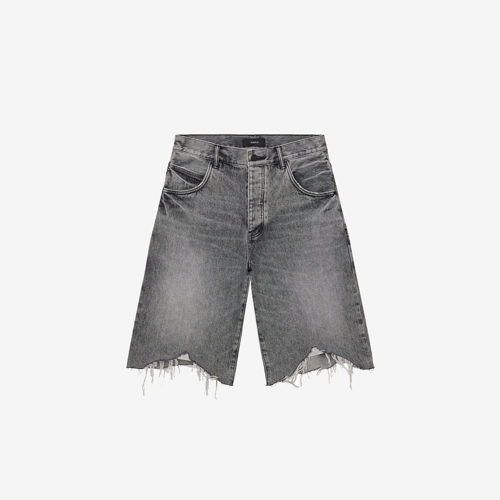 Purple Brand P070 High Summer Destroy Short Grey
