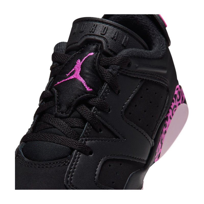 Jordan 6 Retro Low Black/White/Fierce Pink Little Kids' PS Sneakers IQ5506-001
