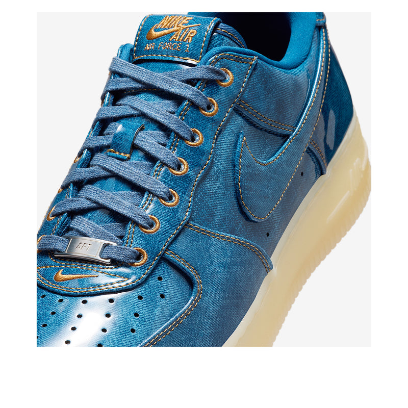 Nike Air Force 1 Low Retro Patent Denim Men's Sneakers IM5757-400