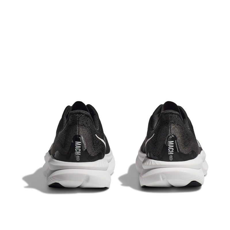 Hoka Mach 6 Black White Women's Running Shoes 1147810-BWHT