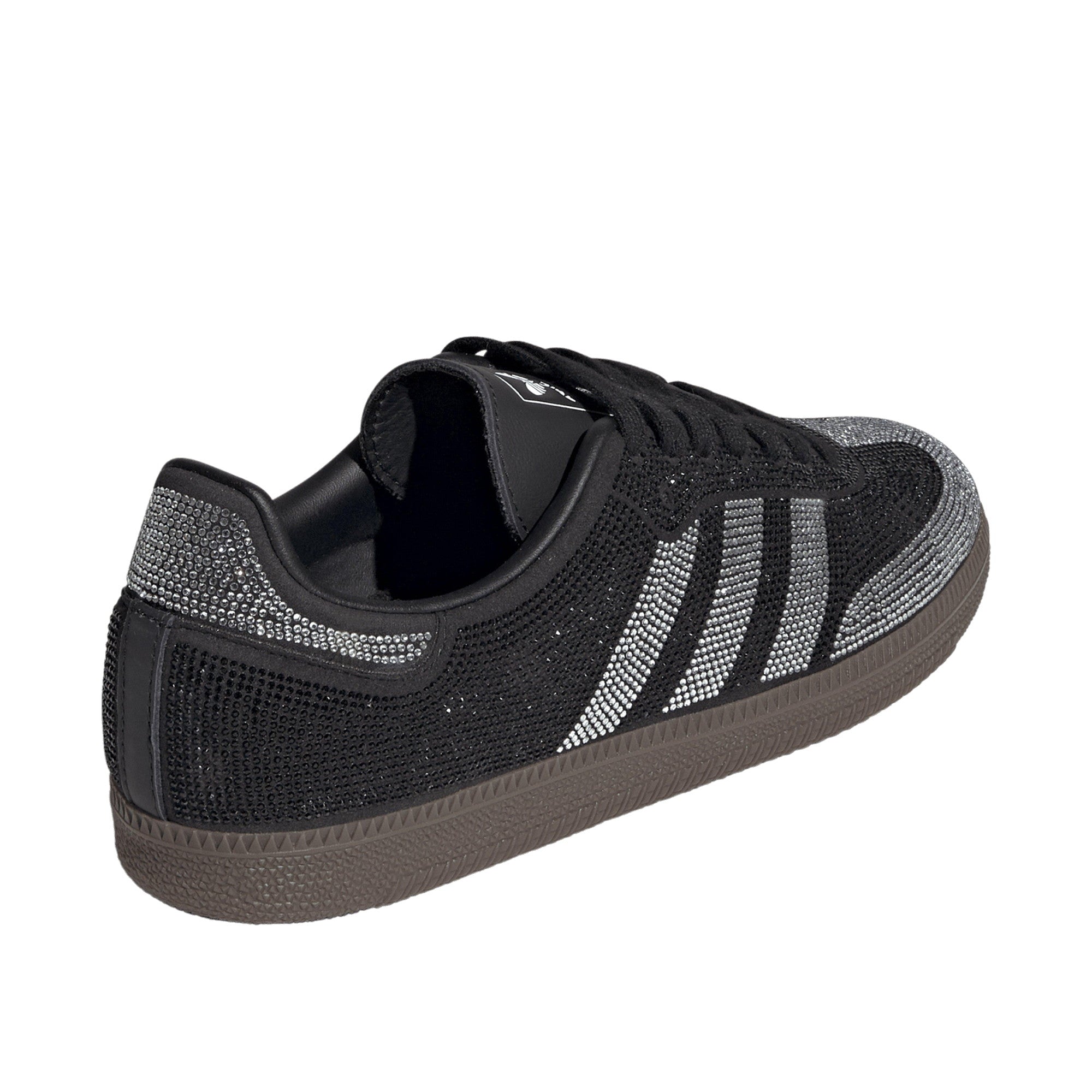 Adidas Samba OG Women Rhinestone Black Silver — Adidas official heel