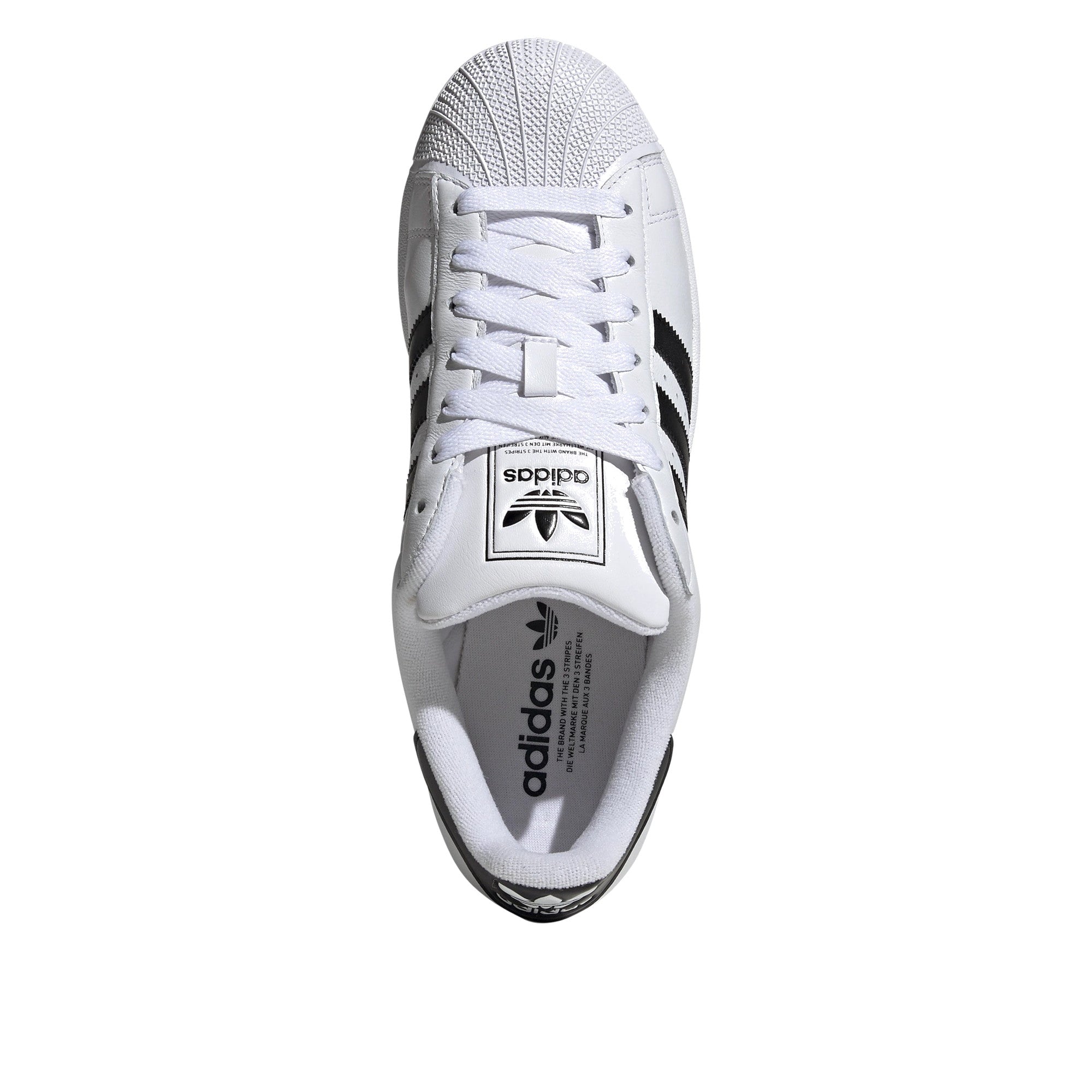 Adidas Superstar II Men Cloud White Core Black — Adidas official heel