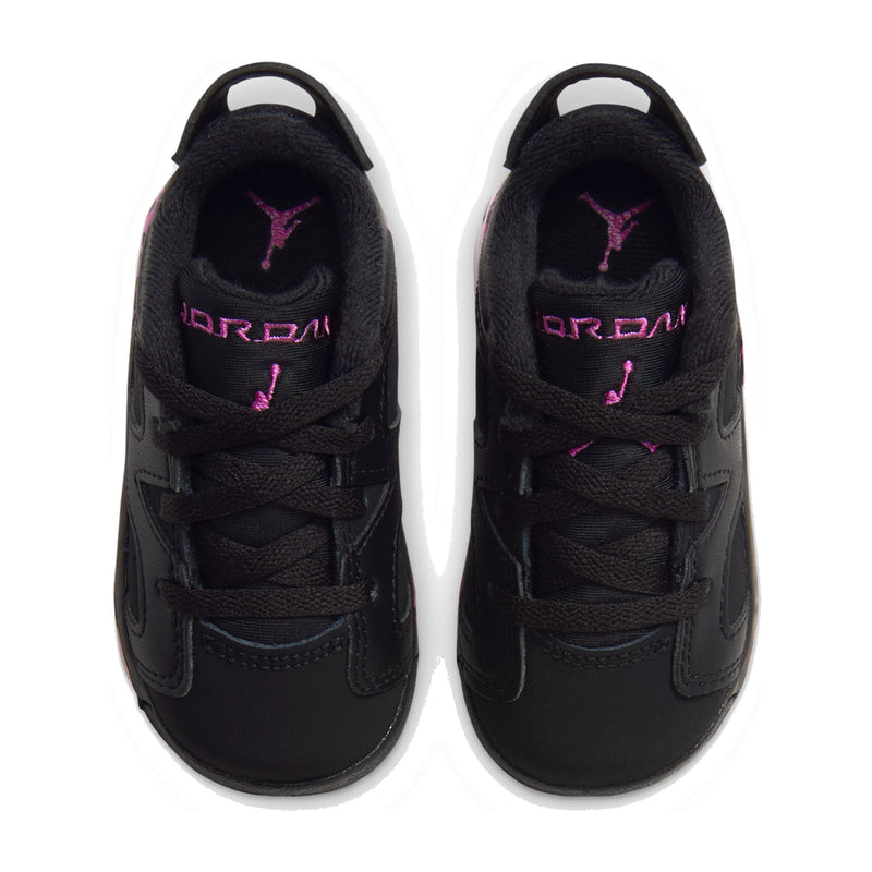 Jordan 6 Retro Low Black/White/Fierce Pink Toddler TD Sneakers IQ5607-001