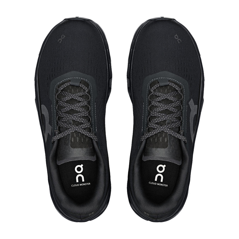 On Cloudmonster 1 Black/Black Women's Running Shoes 3WF30481043