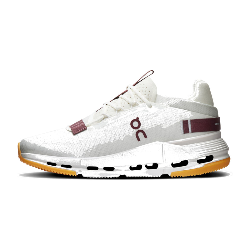 On Cloudnova 2 Ivory/Maroon Women's Sneakers 3WE30224758