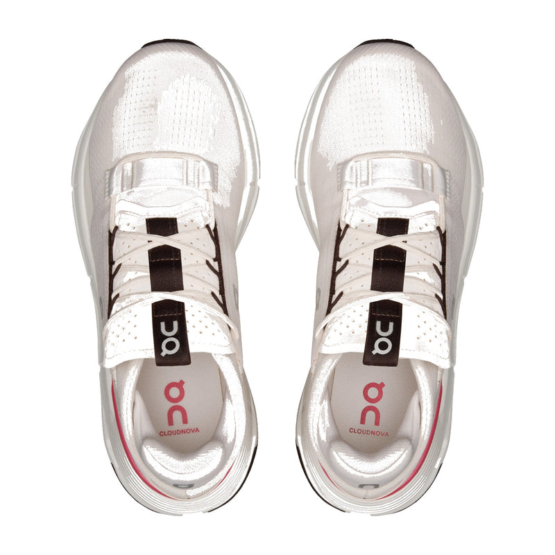 On Cloudnova 2 Oyster/Ivory Women's Sneakers 3WE30225116