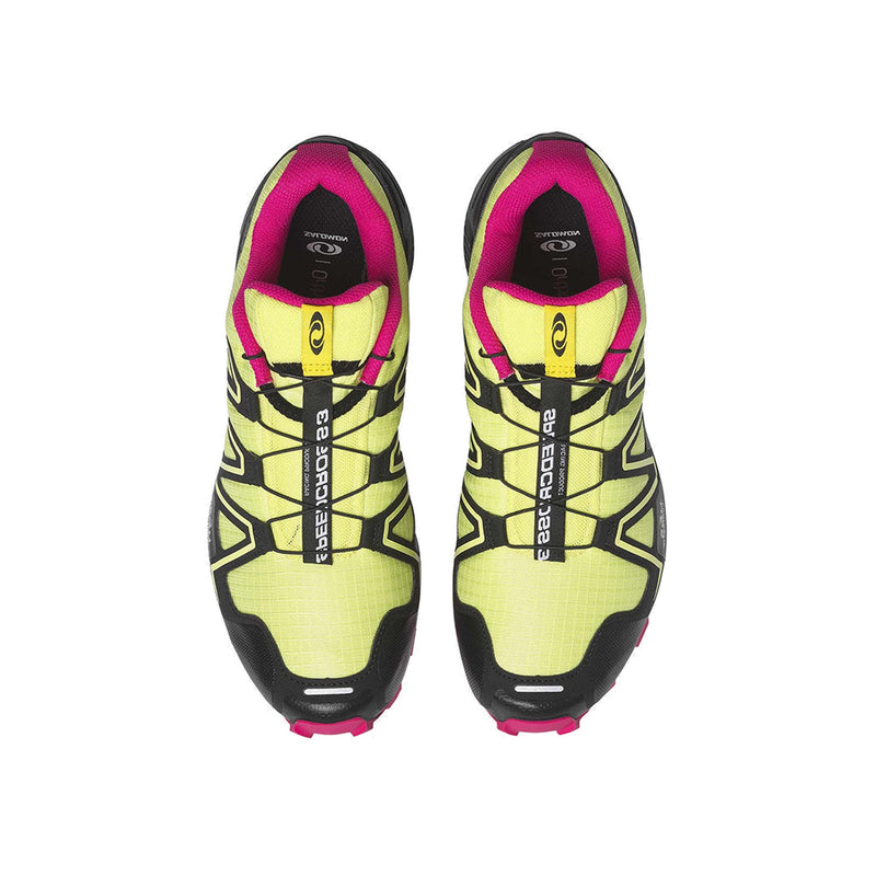 Salomon Men's Speedcross 3 Sun Lime Black Pink Yarrow L49147800