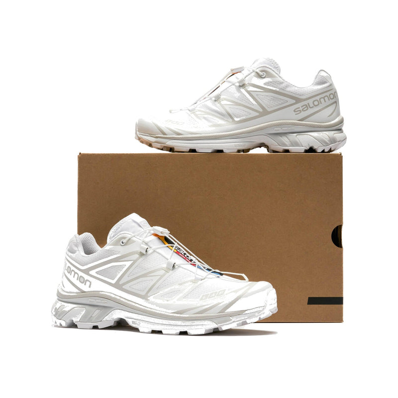 Salomon XT-6 White Lunar Rock Sneakers L41252900