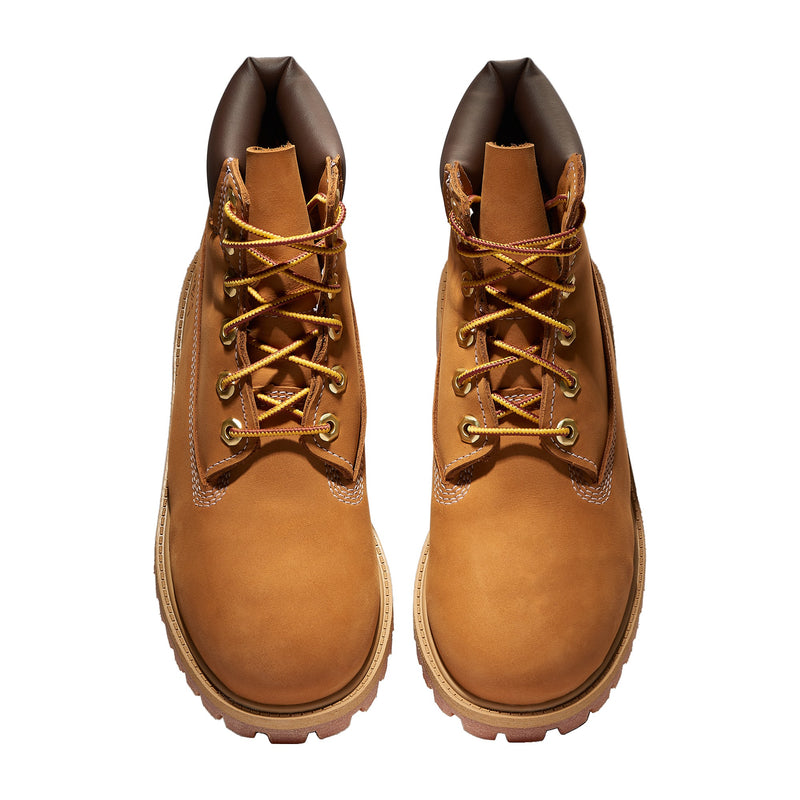 Timberland 6" Premium Waterproof Boots GS "Wheat Nubuck Yellow" TB112909-713