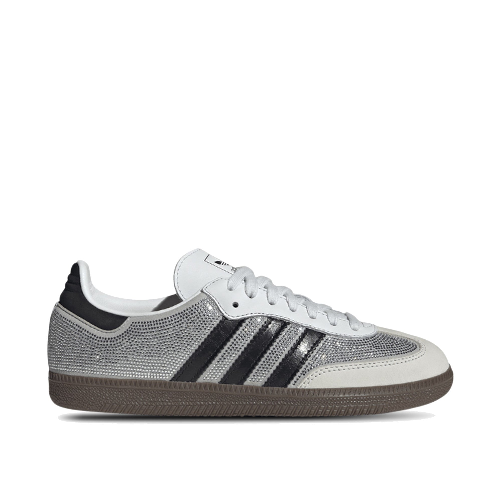 Adidas Samba OG Women Crystal White Silver Metallic — Adidas official lateral (toe-right)