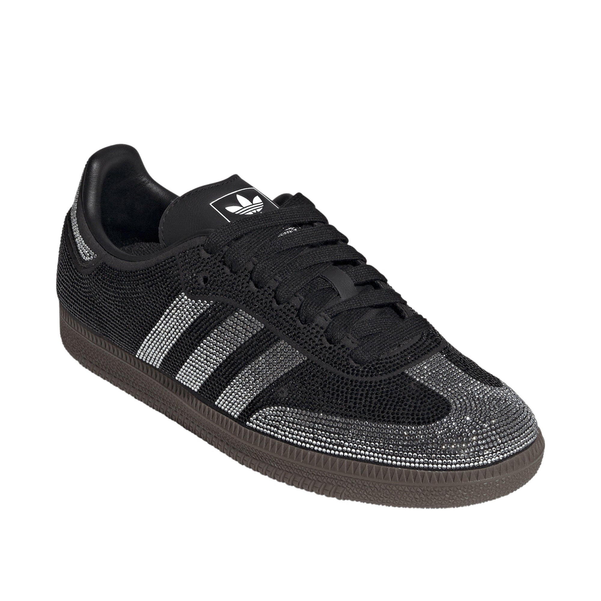 Adidas Samba OG Women Rhinestone Black Silver — Adidas official lateral (04 toe-right)
