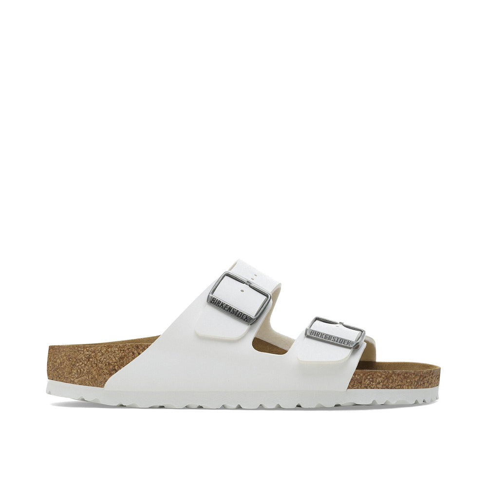 Birkenstock Arizona Birko-Flor White Standard Width Women's Sandals 552681