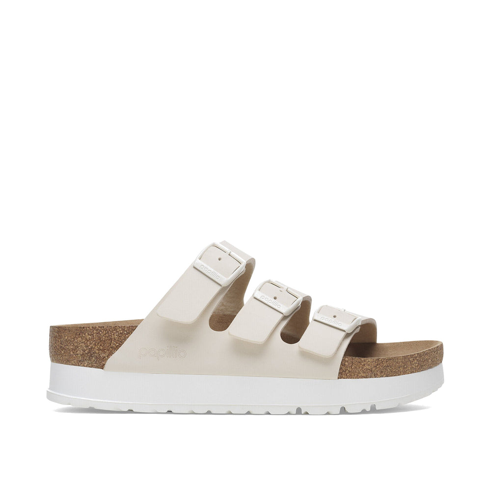 Birkenstock Florida Vegan Flex Platform Eggshell 1029751