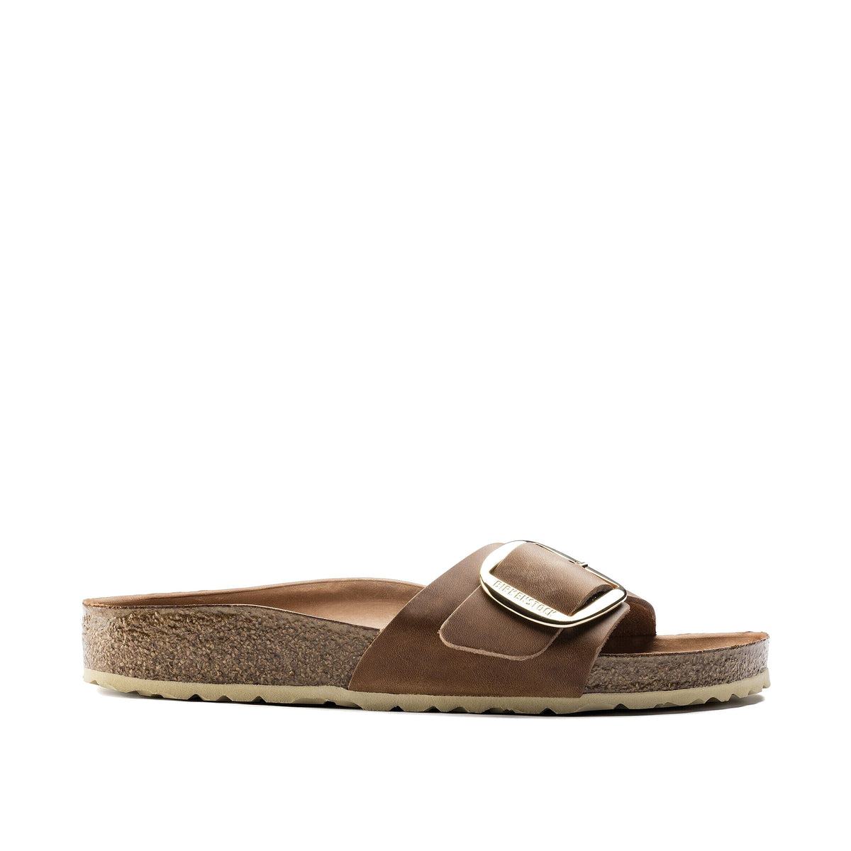 Birkenstock Madrid Big Buickle Oiled Leather Cognac 1006525