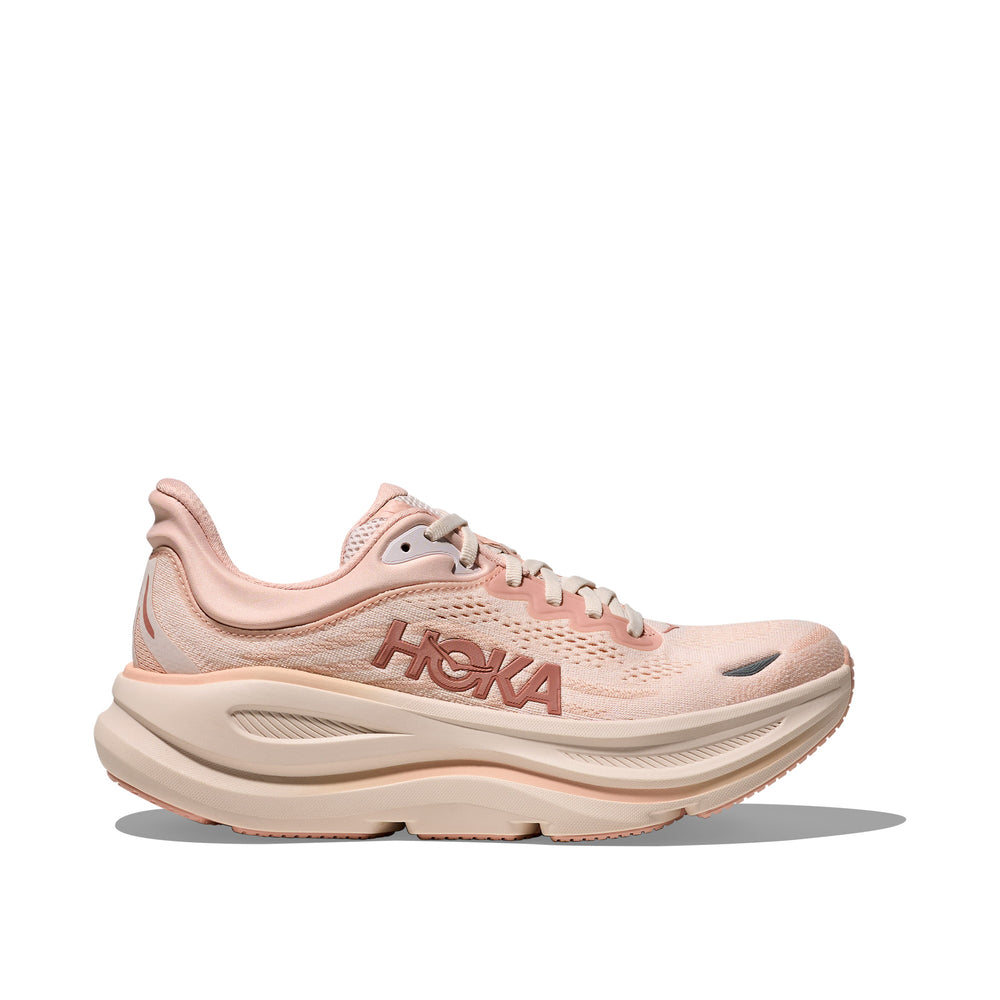 Hoka Bondi 9 Rose Latte Rose Cream Women's Running Shoes 1162012-RLTT