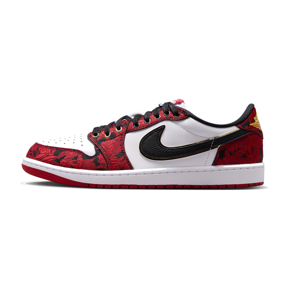 Jordan 1 Retro Low OG Black/Varsity Red/Summit White Men's Sneakers IR0088-001