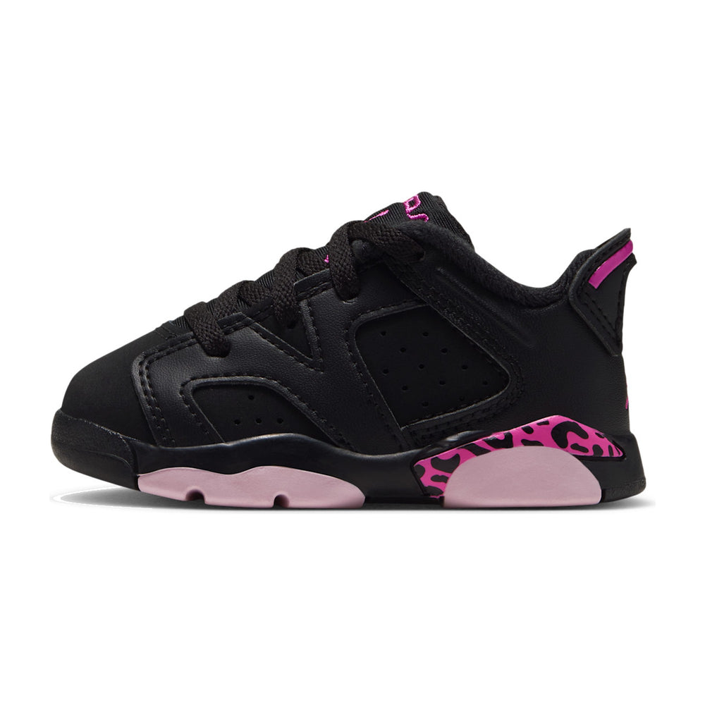Jordan 6 Retro Low Black/White/Fierce Pink Toddler TD Sneakers IQ5607-001