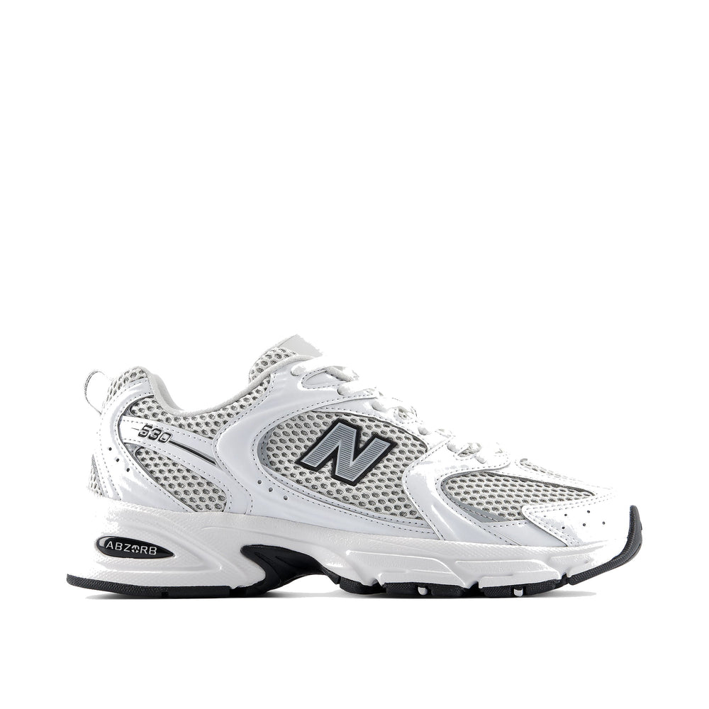New Balance 530 White Silver Metallic U530KLB Men's Sneakers