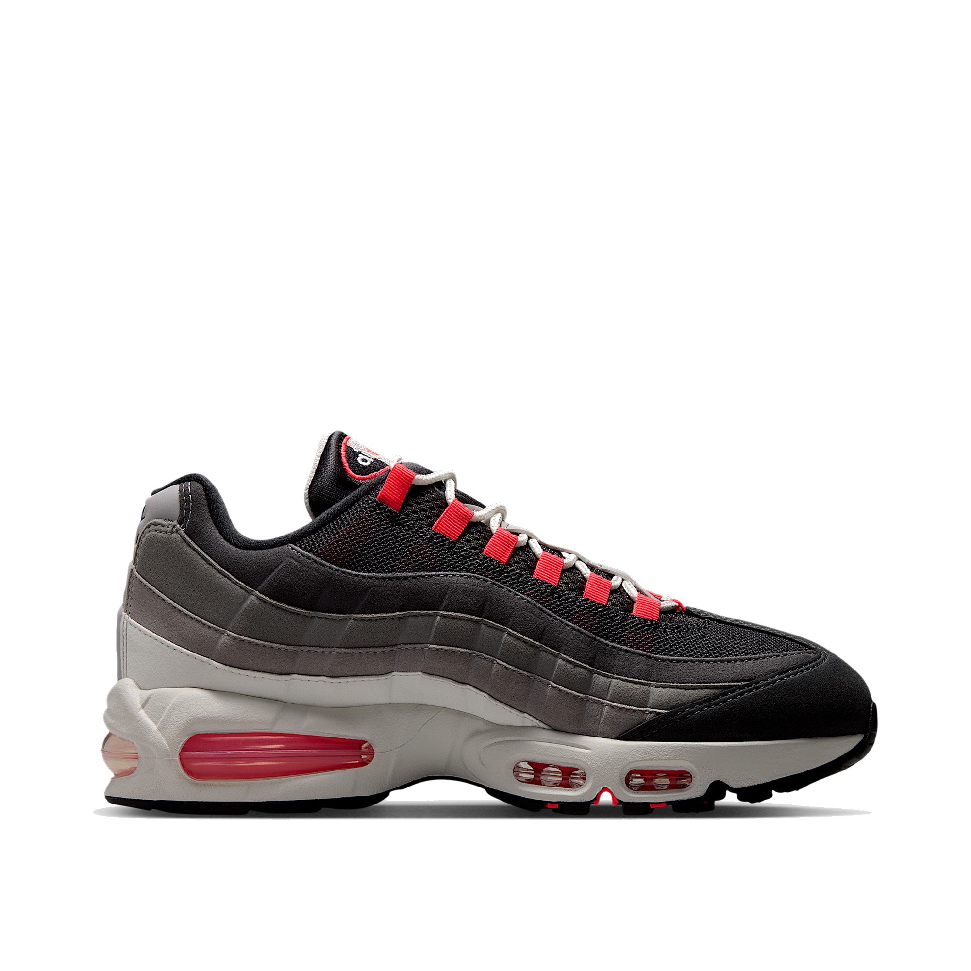 Nike Air Max 95 Big Bubble Premium Men Reverse Solar Red — Nike C official lateral (toe-right)