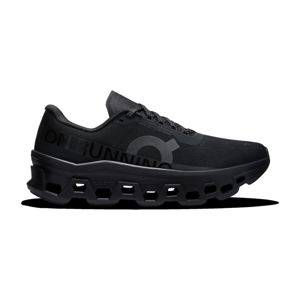 On Cloudmonster 1 Black/Black Women's Running Shoes 3WF30481043