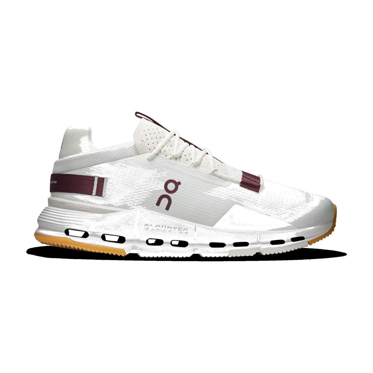 On Cloudnova 2 Ivory/Maroon Men's Sneakers 3ME30214758