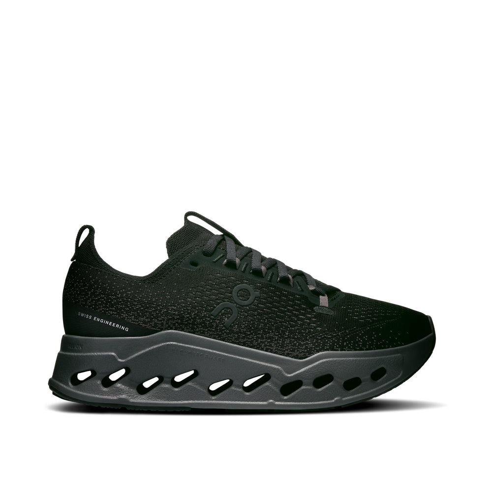 On Cloudsurfer Max Black Eclipse Women's Running Shoes 3WF30220106
