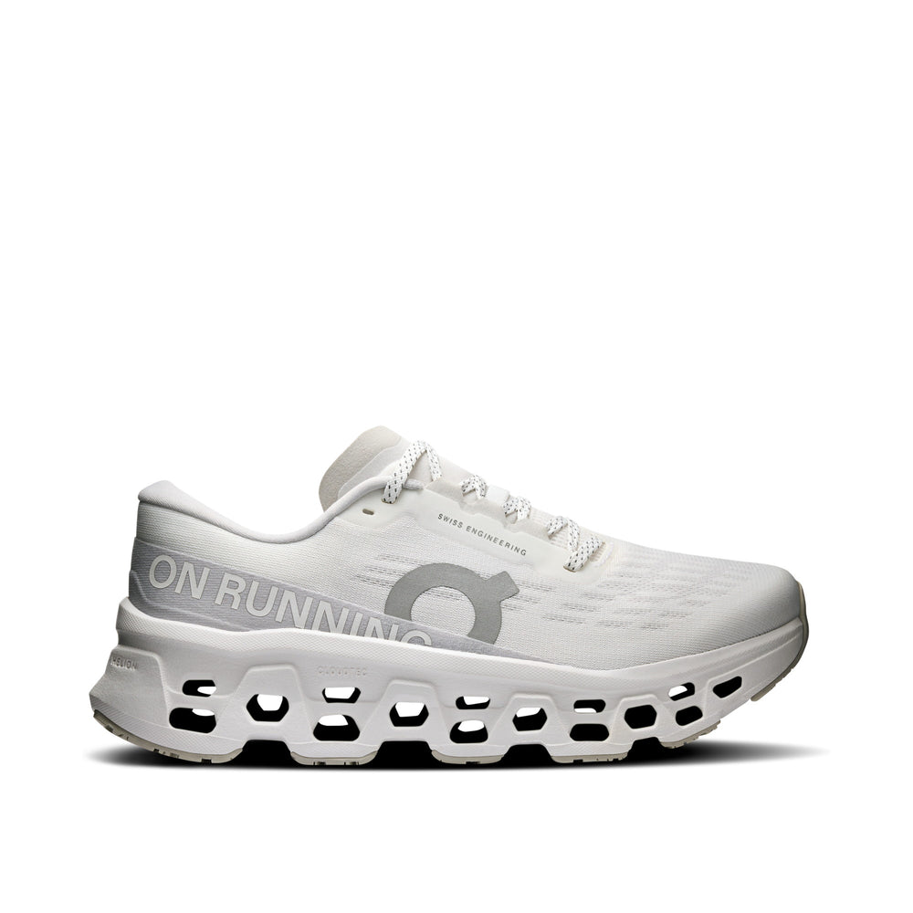 On Cloudmonster 3 White Wolf Women's Running Shoes 3WG10032852