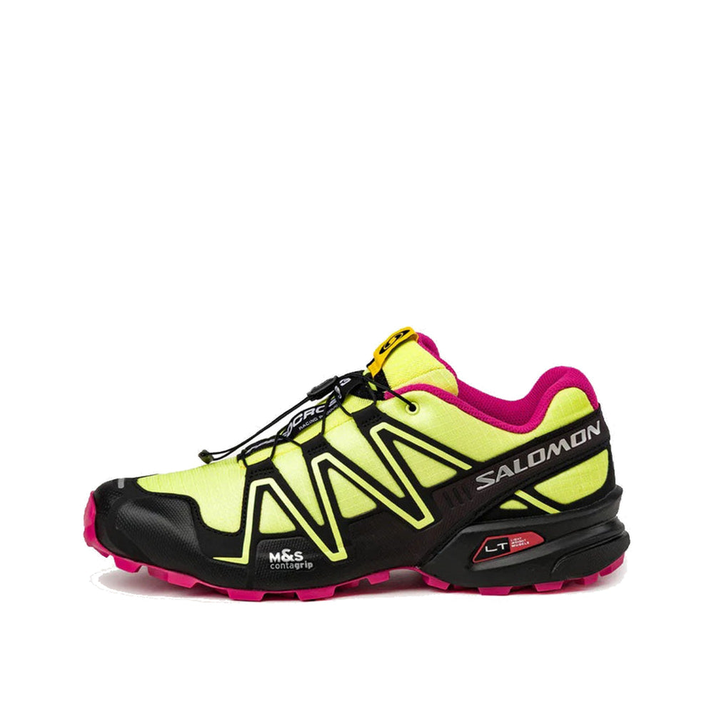 Salomon Men's Speedcross 3 Sun Lime Black Pink Yarrow L49147800