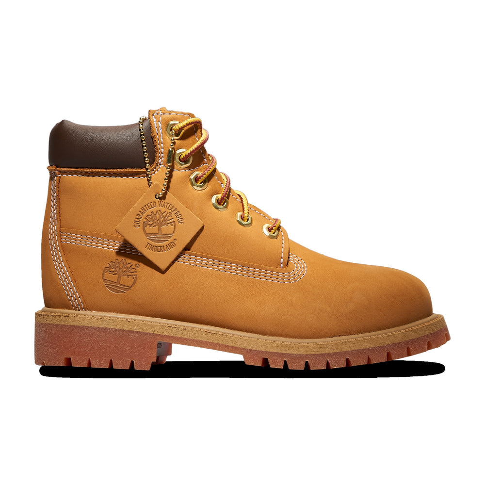 Timberland Premium 6 Inch Waterproof Boot Wheat Little Kids' PS TB112709-713