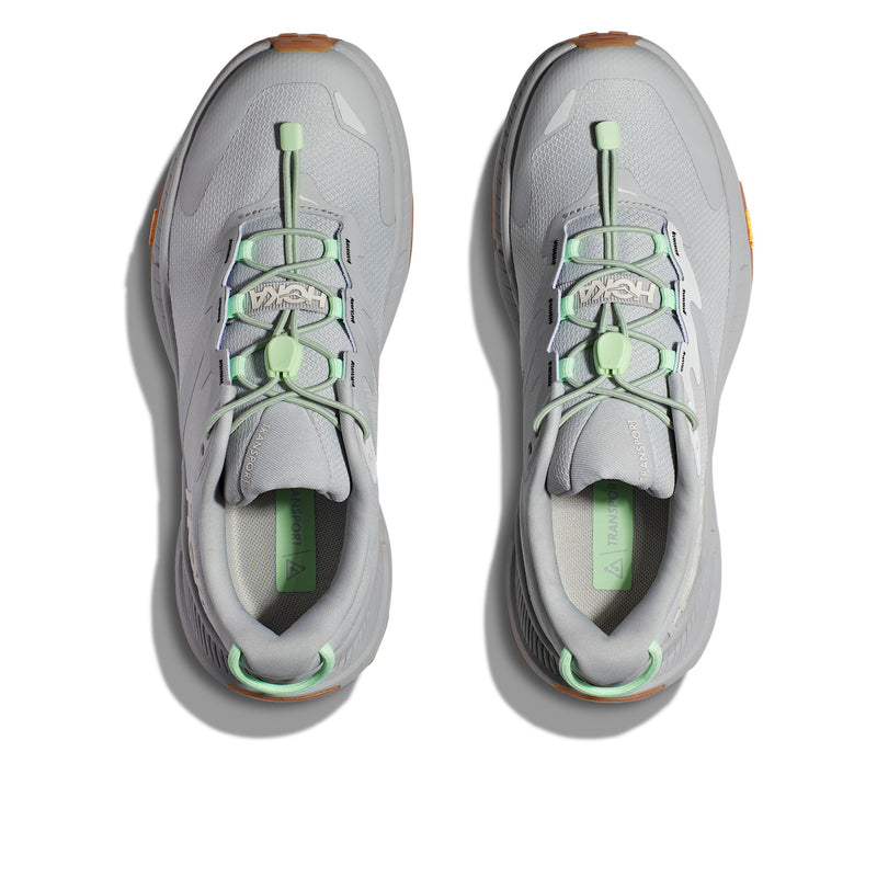 Hoka Transport Harbor Mist Lime Glow Women's Sneakers 1123154-HMLG