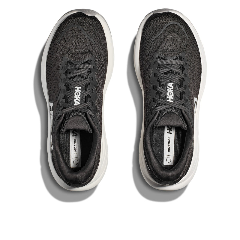 Hoka Rincon 4 Black White Women's Running Shoes 1155131-BWHT