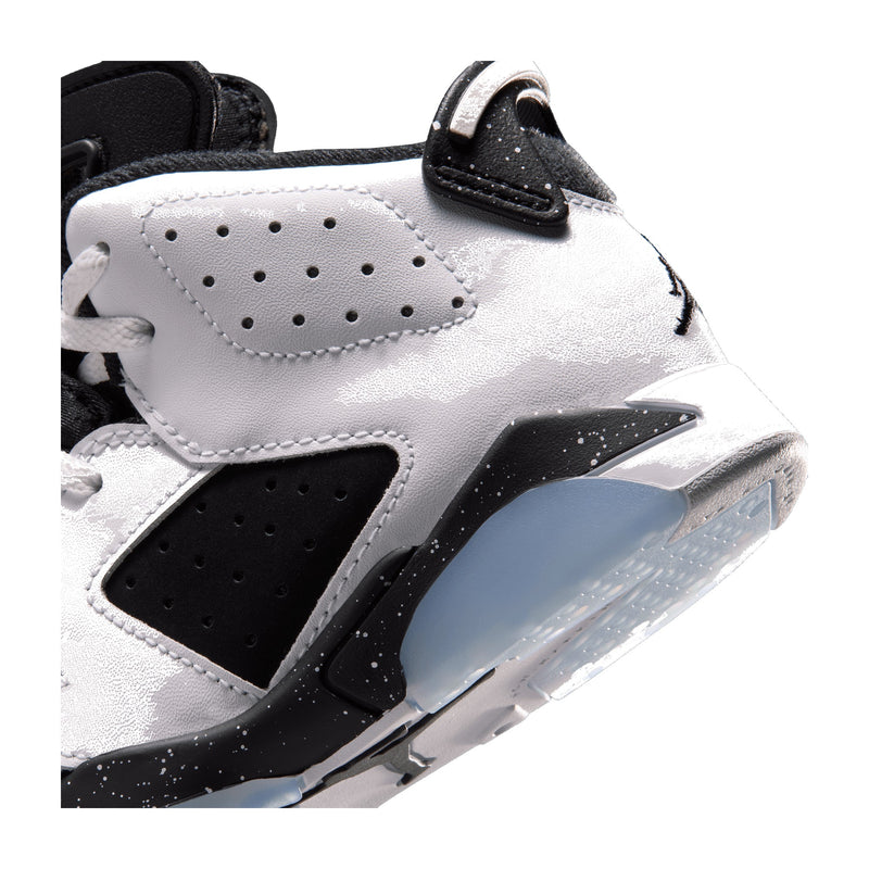 Jordan 6 Retro White/Black Little Kids' PS Sneakers DV3605-108