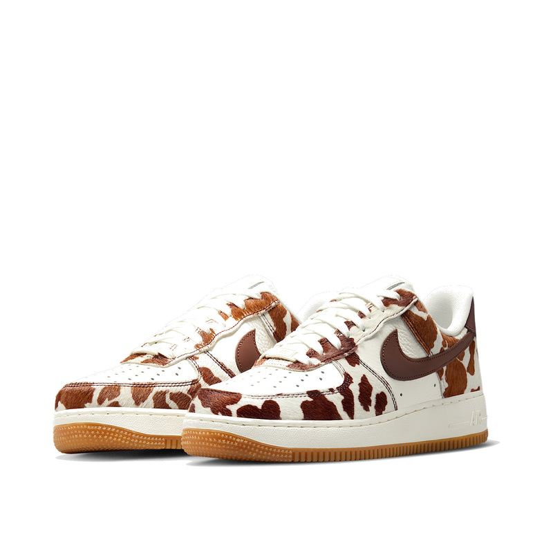 Nike Air Force 1 Low Cow Print Field Brown Women's Sneakers IO0442-200