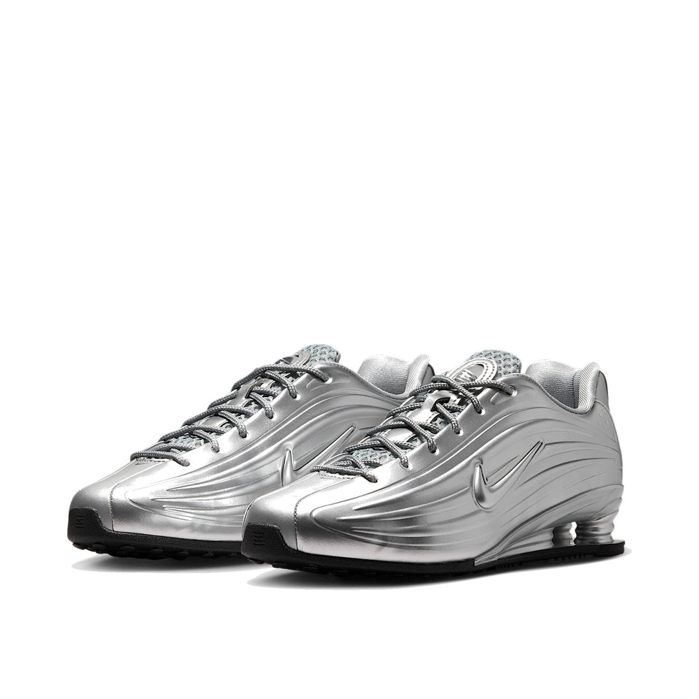 Nike Shox Z Metallic Silver Black Women's Sneakers IO7843-002