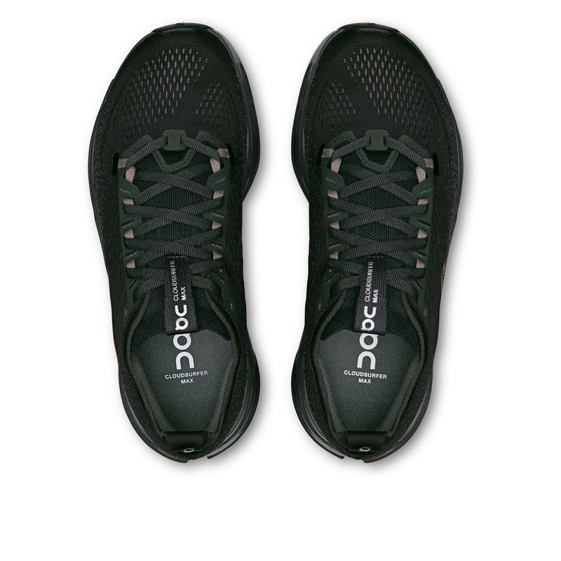On Cloudsurfer Max Black Eclipse Women's Running Shoes 3WF30220106