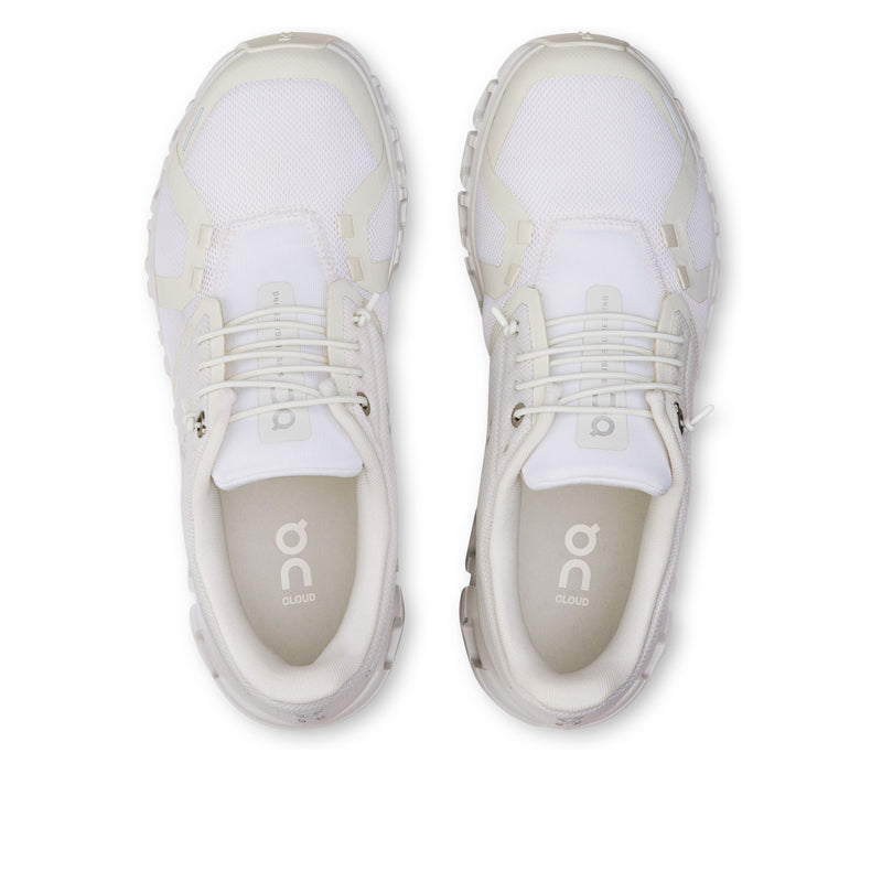 On Cloud 6 White Wide Women's Running Shoes 3WG10361200