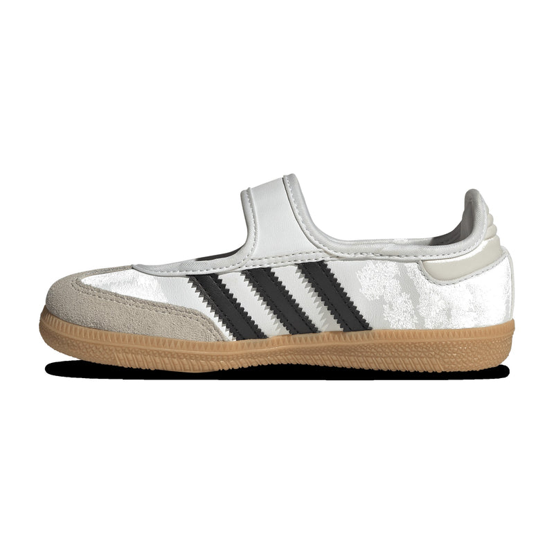 adidas Samba Jane Cloud White/Core Black/Gum Little Kids' PS Sneakers LA3701