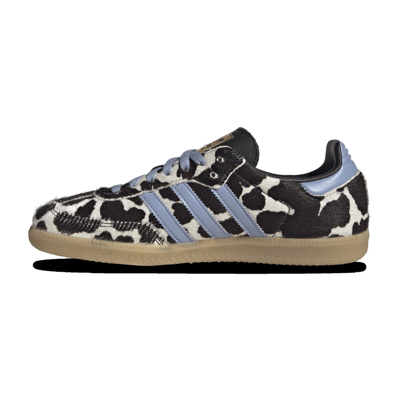 adidas Samba OG Cow Print Chalk Blue/Core Black Women's Sneakers KJ7448