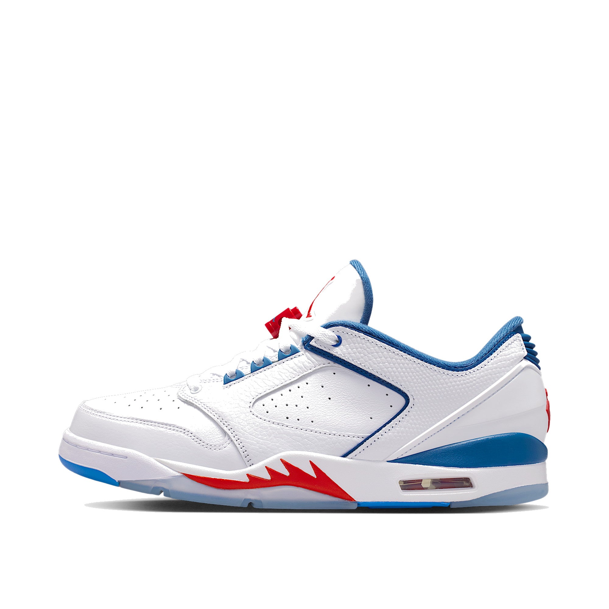 Air Jordan Sixty Plus Low Men White True Blue — Nike A left lateral