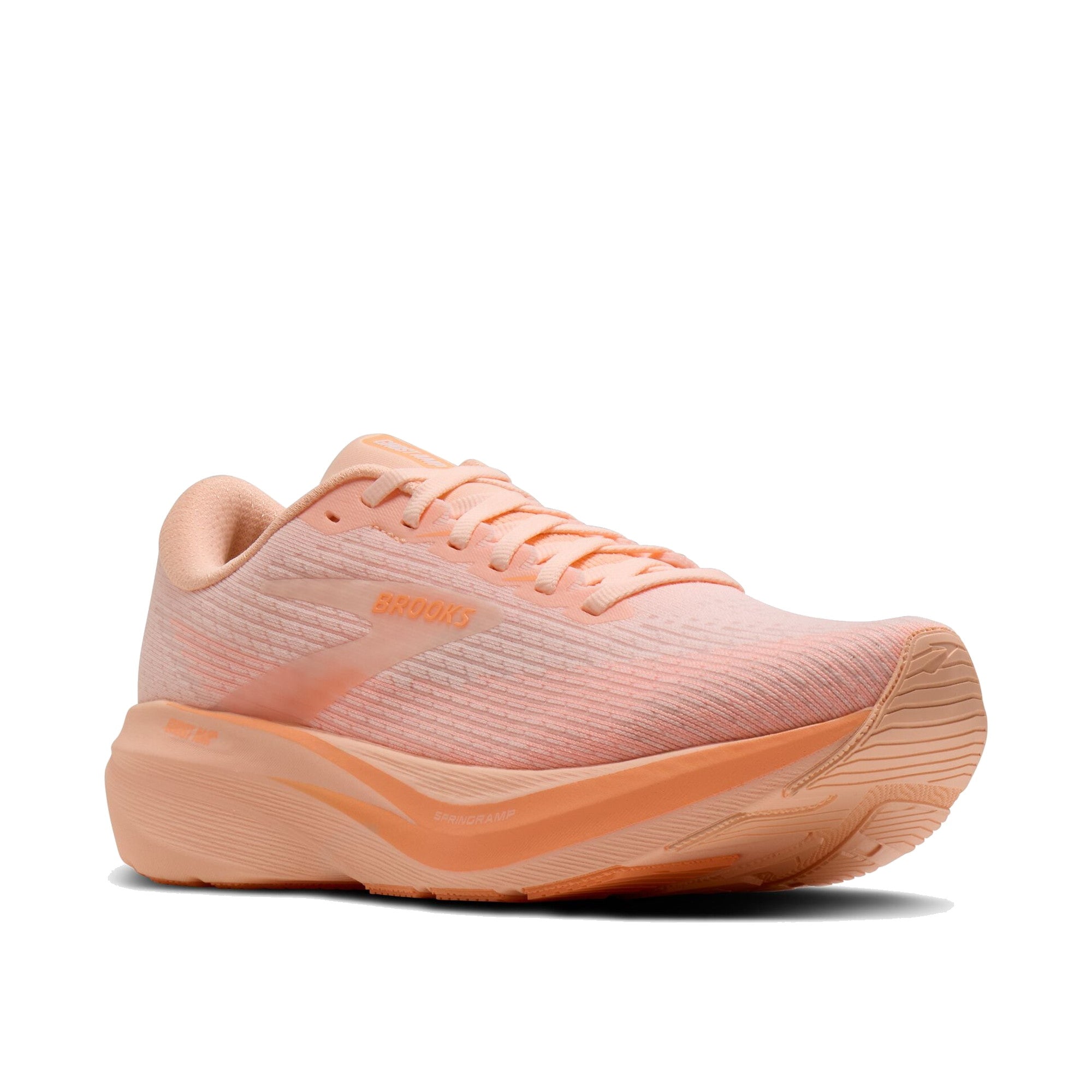 Brooks Ghost Amp Women Peach Peach White — a