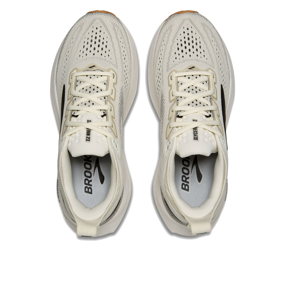 Brooks Glycerin 23 White Black Biscuit Women's Running Shoes 120465-1B-192