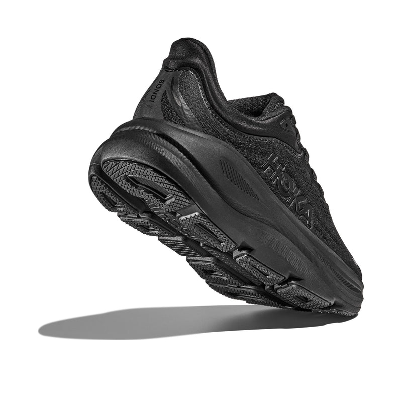 Hoka Bondi 9 Black Black Wide Men's Running Shoes 1162013-BBLC