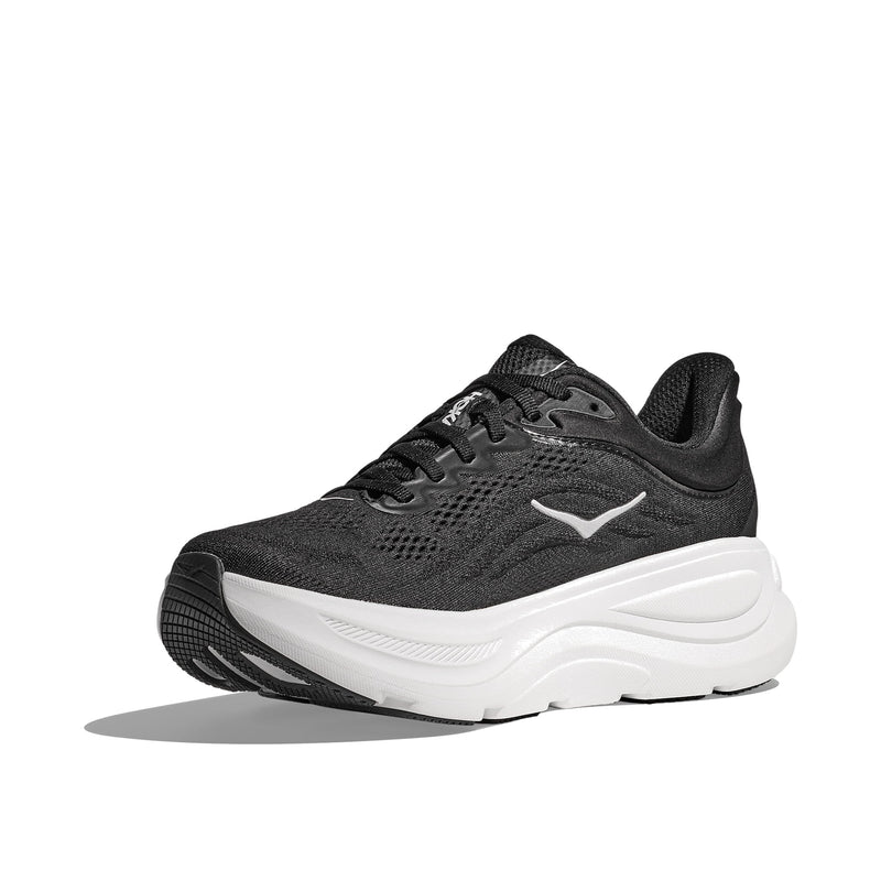 Hoka Bondi 9 Black White Men's Running Shoes 1162011-BWHT