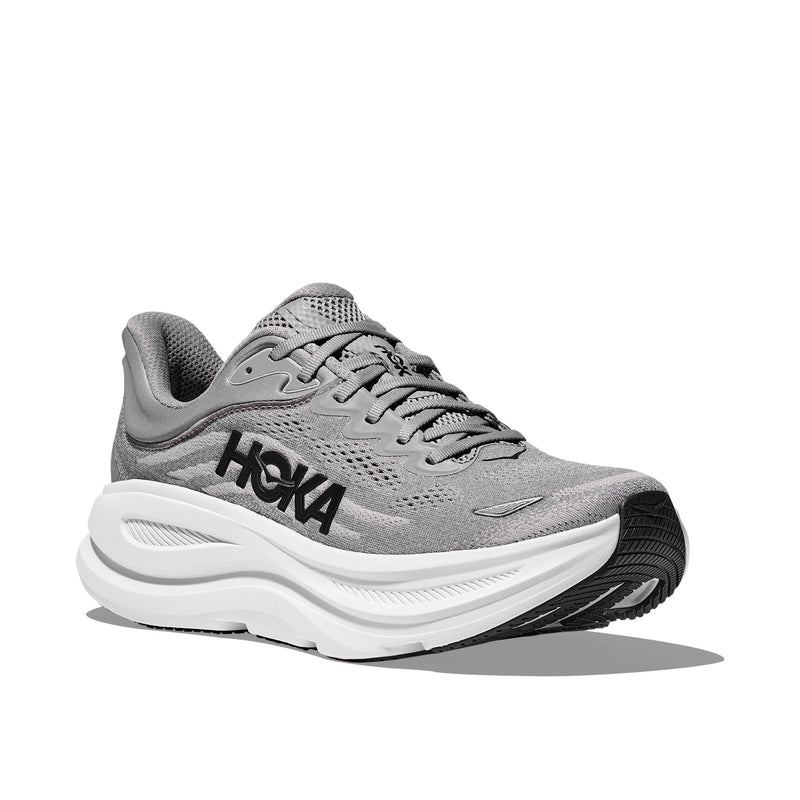 Hoka Bondi 9 Galactic Grey Stellar Grey Men's Running Shoes 1162011-GCTC