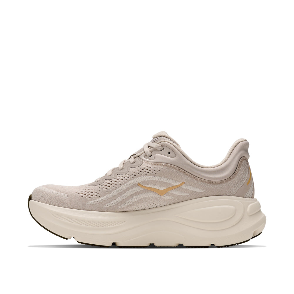 Hoka Bondi 9 River Rock Grey Alabaster Women's Running Shoes 1162012-RRCK