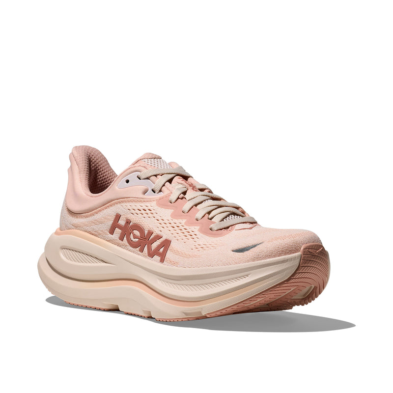 Hoka Bondi 9 Rose Latte Rose Cream Women's Running Shoes 1162012-RLTT