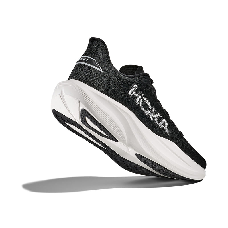 Hoka Mach 7 Black White Women's Running Shoes 1171938-BWHT